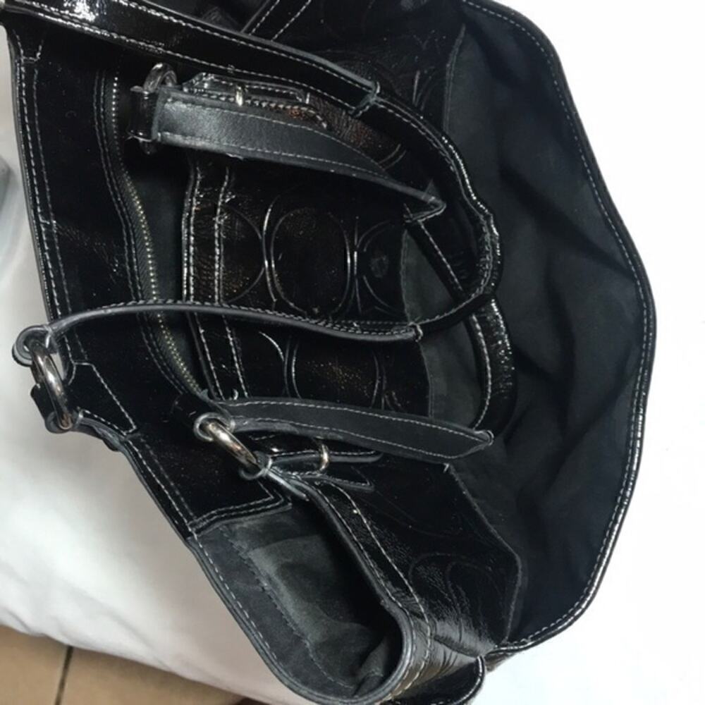 ▶️ Coach ◀️ F19818 North South Signature purse - Picture 4 of 9